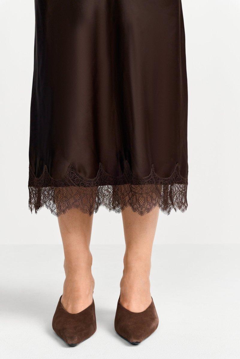 Satinrock mit Spitze-Rich & Royal