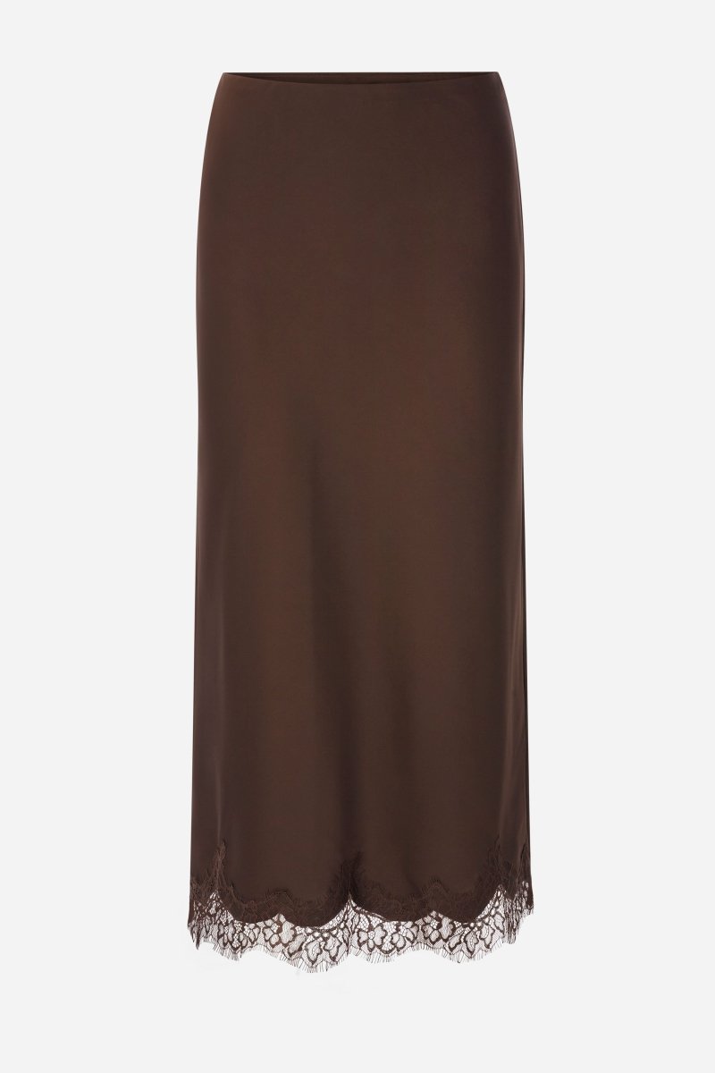 Satinrock mit Spitze-Rich & Royal