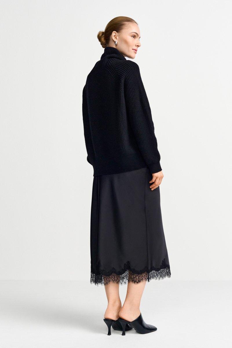 Satinrock mit Spitze-Rich & Royal