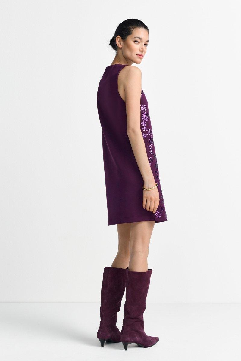 Minikleid mit Paillettenverzierung-Rich & Royal