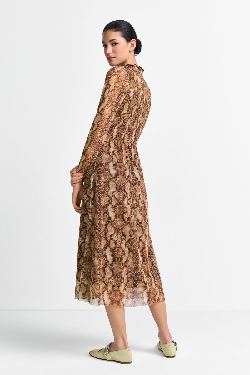 Maxikleid Python-Mesh-Rich & Royal