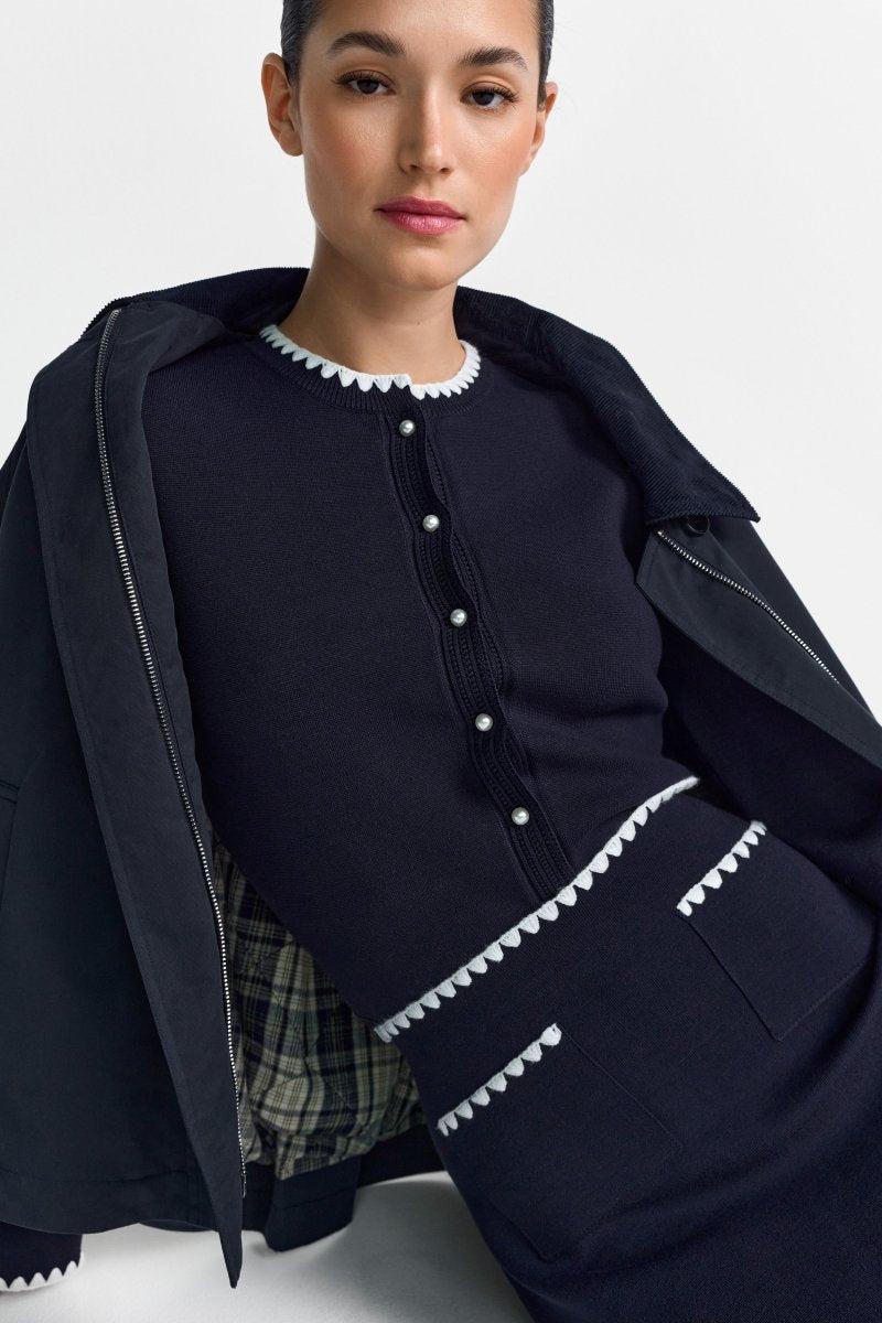 Minirock mit Muschelsaum-Rich & Royal