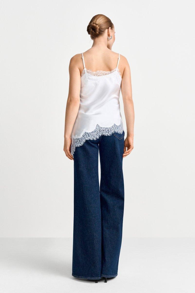 Spitzentop mit Spaghettiträgern-Rich & Royal