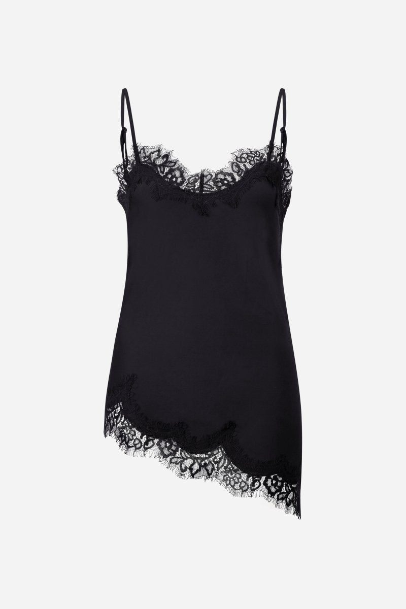 Spitzentop mit Spaghettiträgern-Rich & Royal