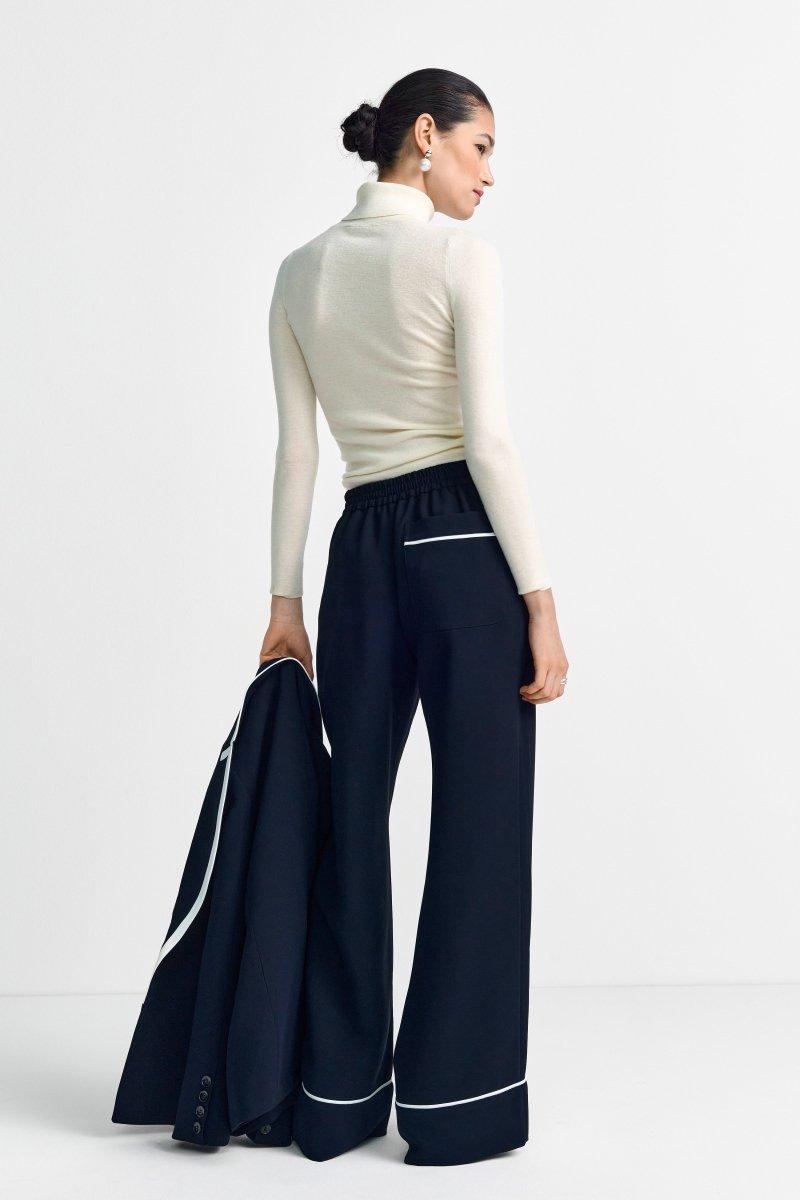 Marineblaue Hose mit Kordelzug-Rich & Royal