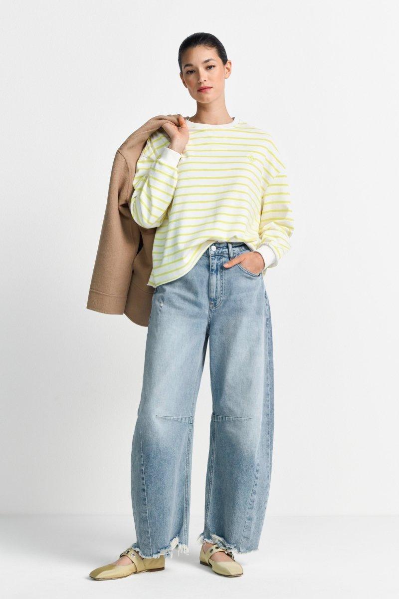 striped sweatshirt - Look-Rich & Royal