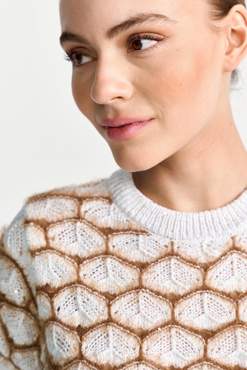 Kurzärmeliges Strickshirt-Rich & Royal