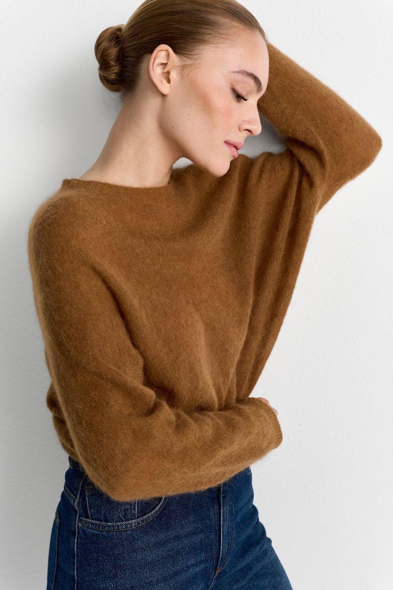 Feinstrickpullover mit Alpaka-Wolle-Rich & Royal