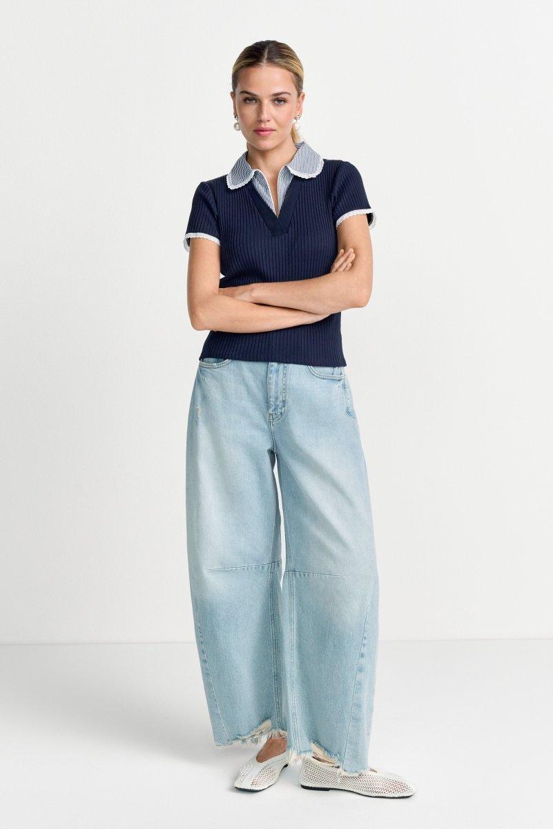 Poloshirt aus Baumwollmix -Rich & Royal