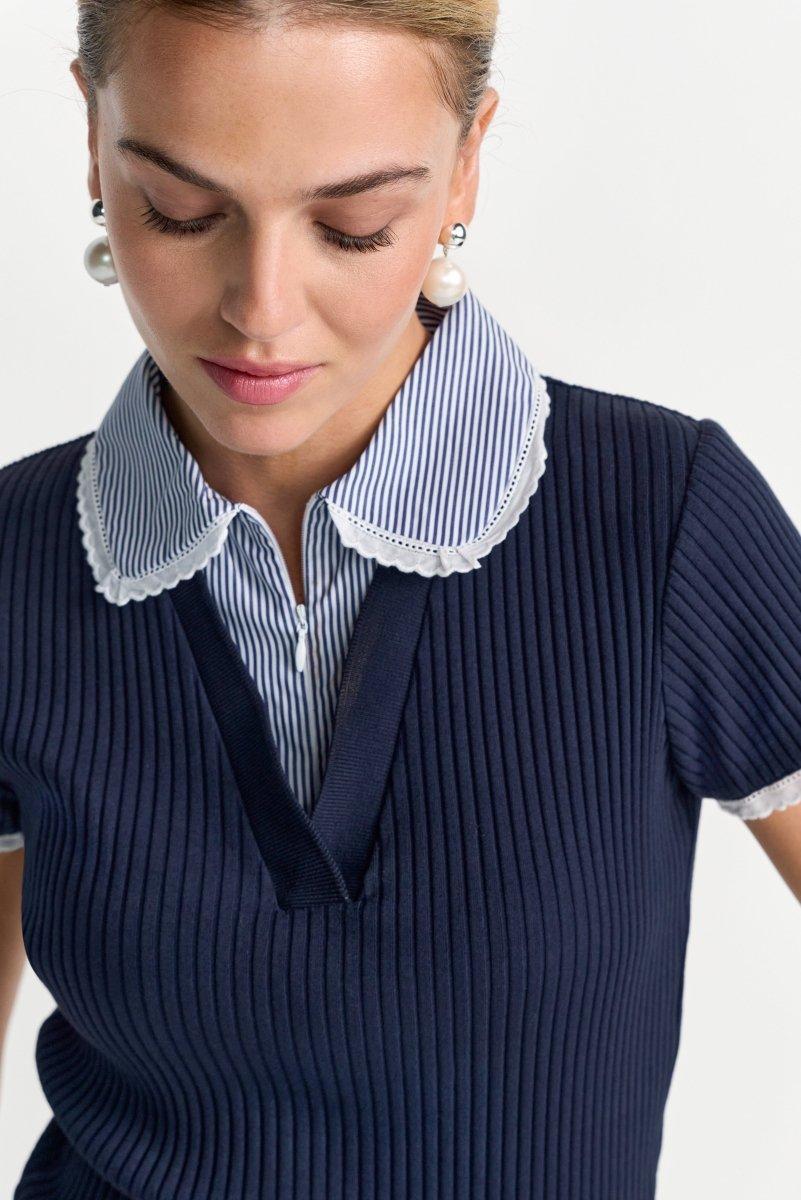 Poloshirt aus Baumwollmix -Rich & Royal