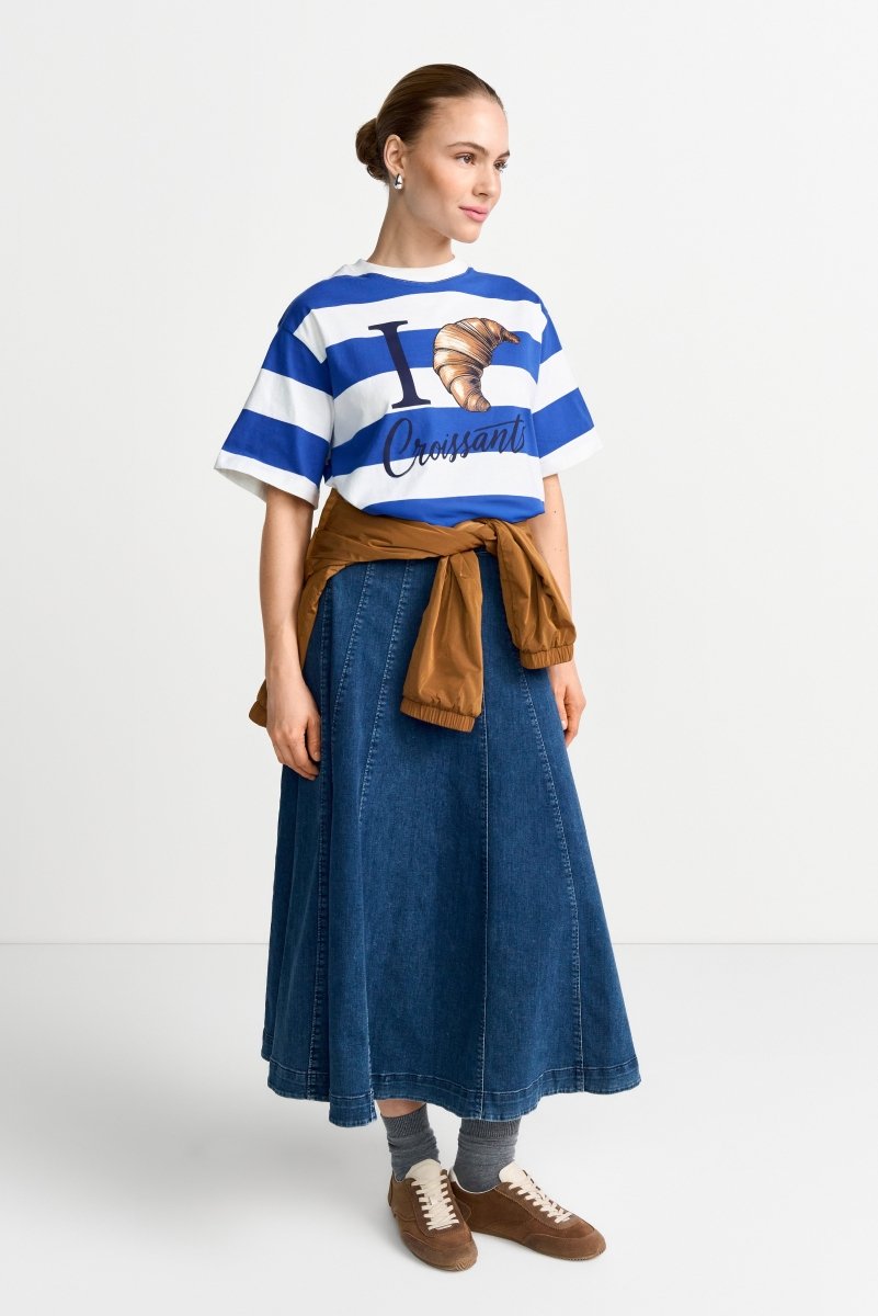 Boxy Striped Shirt - Look-Rich & Royal