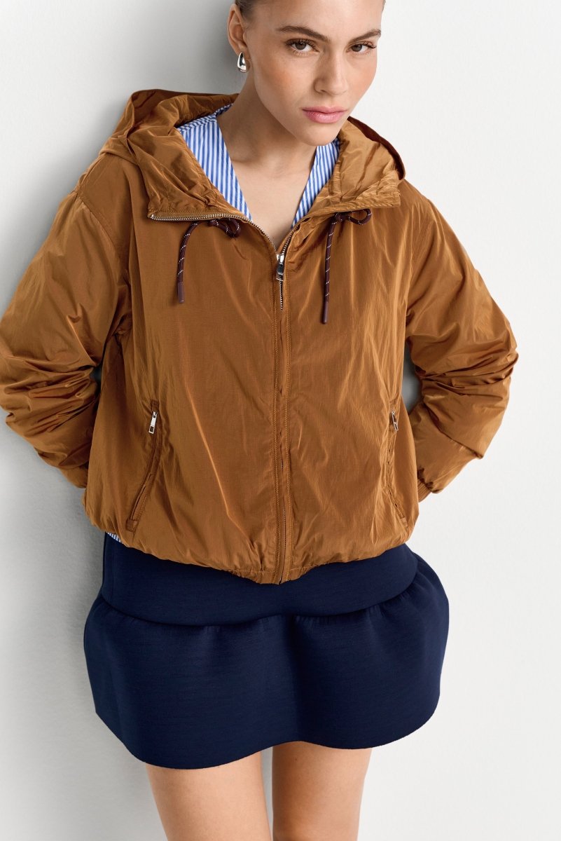 Scuba-Miniskort mit Volantsaum-Rich & Royal