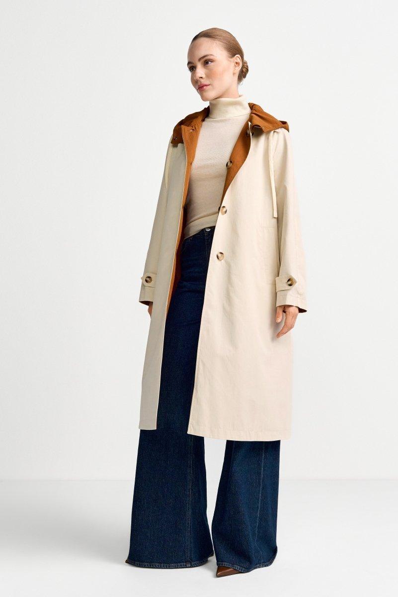 Zweifarbiger Wendemantel-Rich & Royal