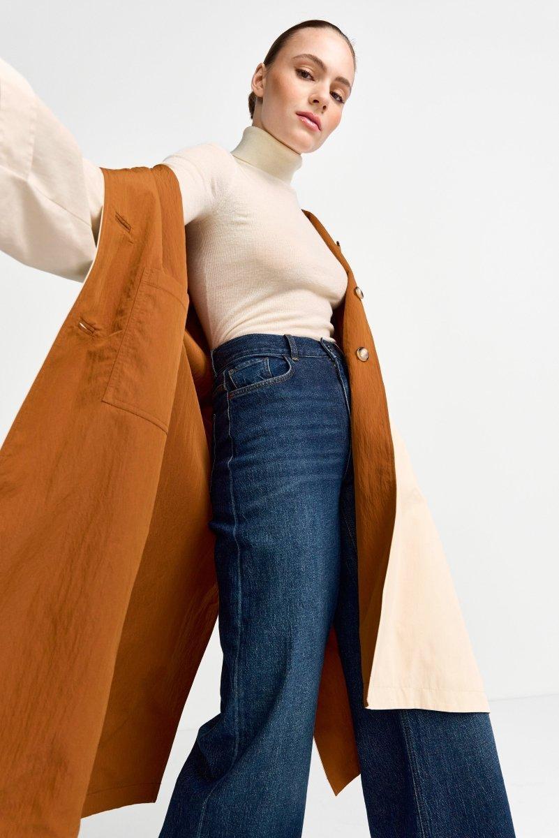 Zweifarbiger Wendemantel-Rich & Royal