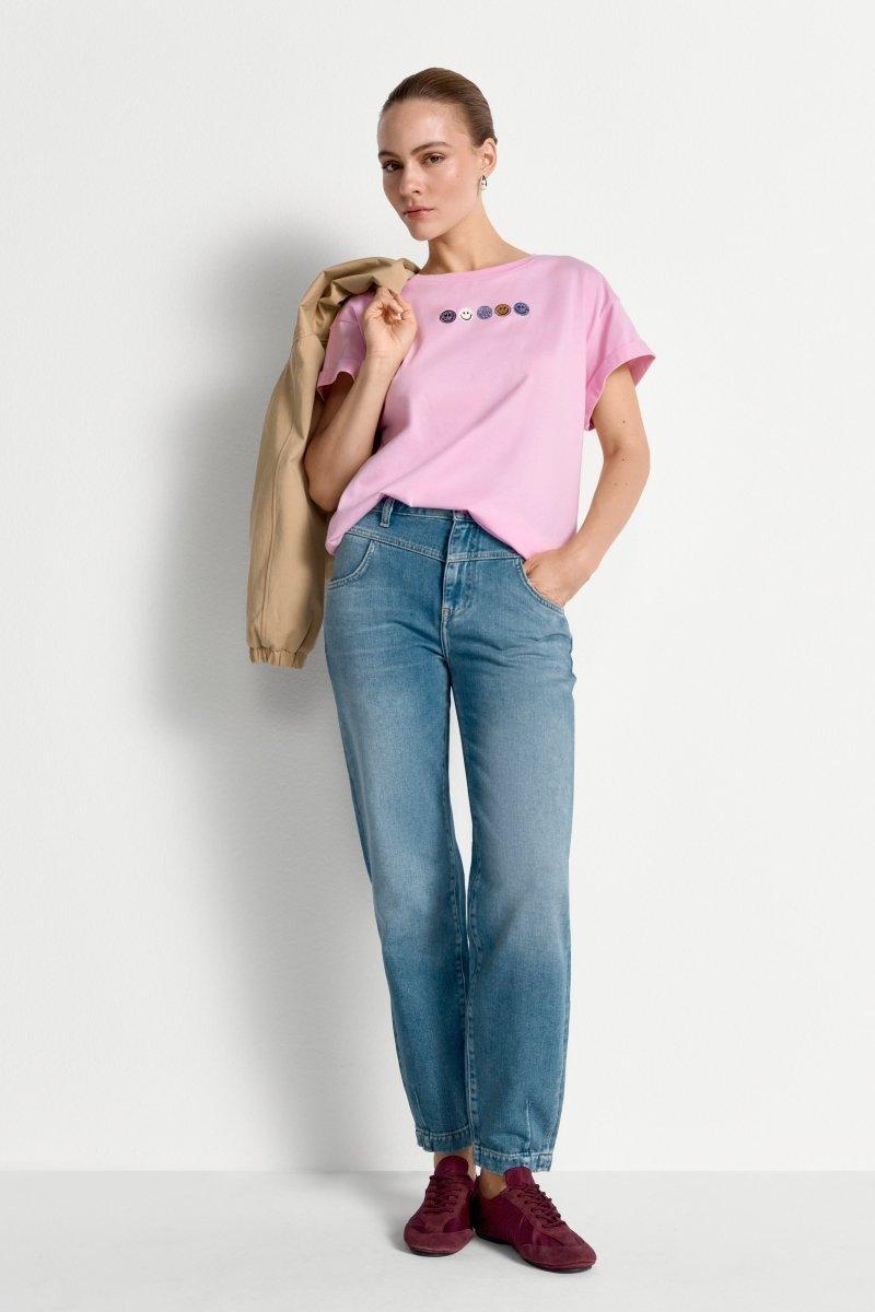 T-Shirt mit Print-Rich & Royal