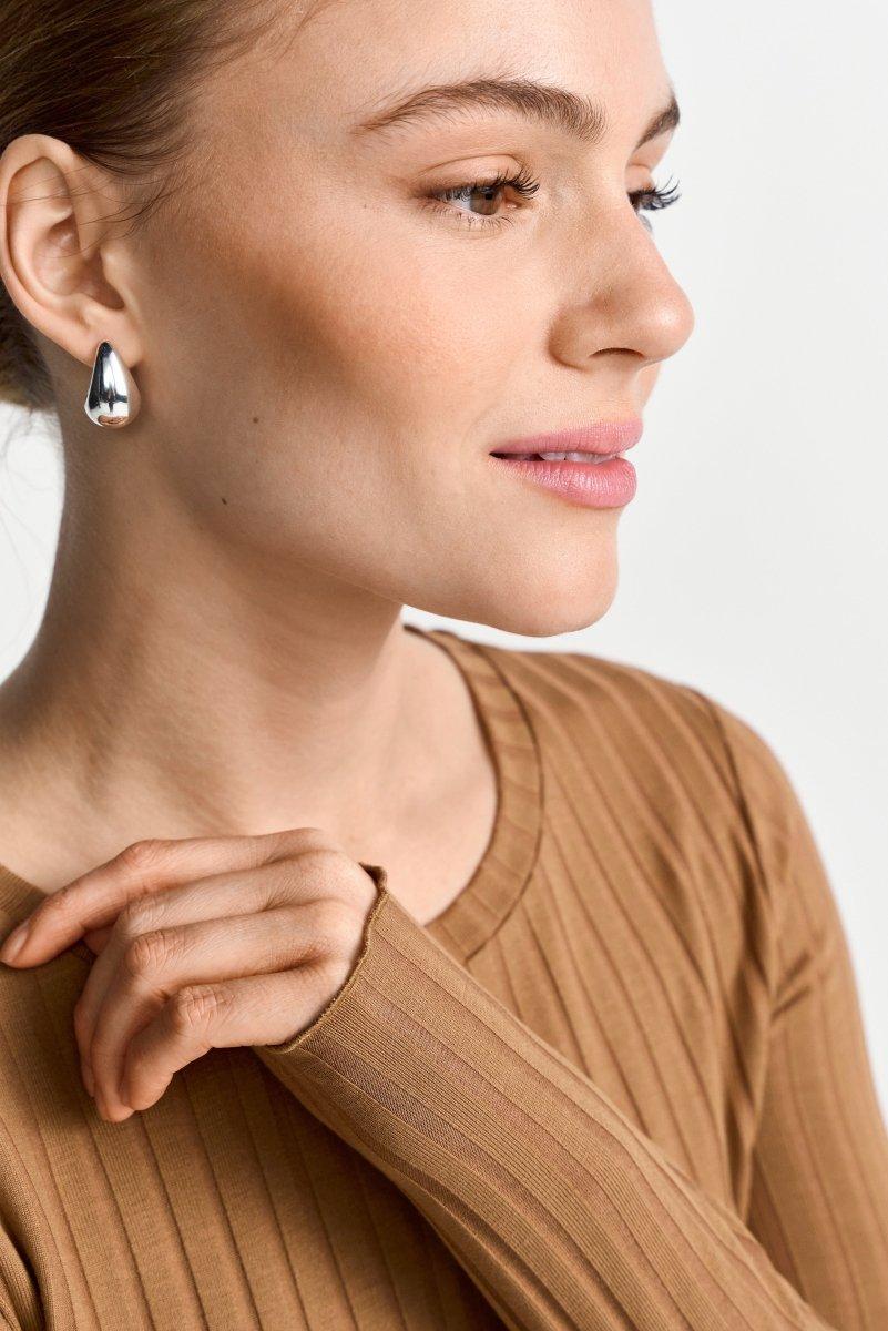 Longsleeve mit Rippstruktur-Rich & Royal