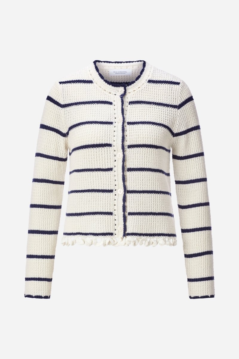 Gestreifter Cardigan-Rich & Royal