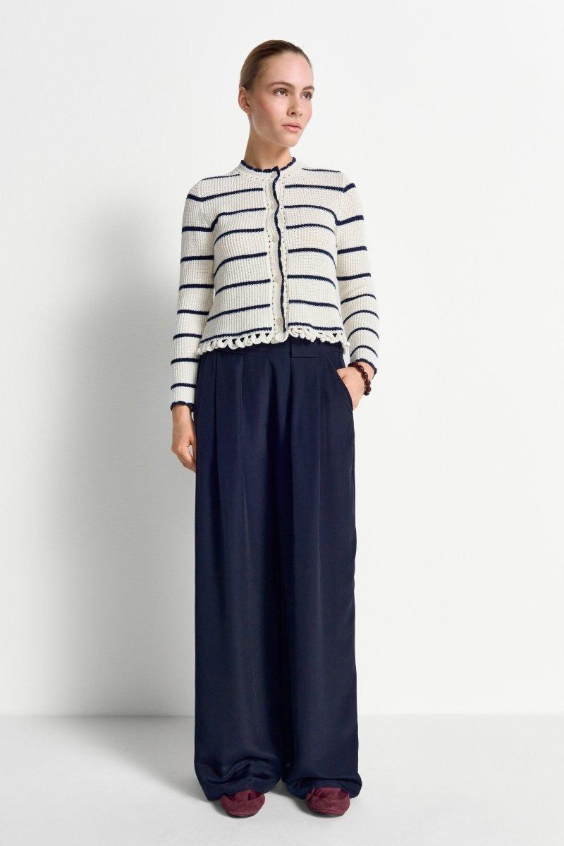 Gestreifter Cardigan-Rich & Royal