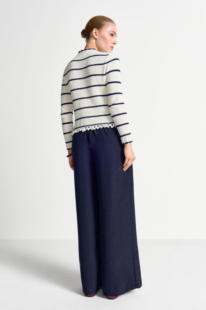 Gestreifter Cardigan-Rich & Royal