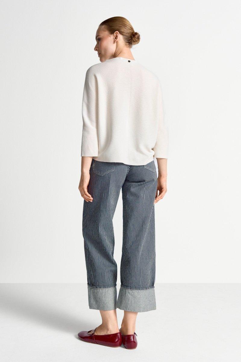 Feinstrickpullover mit Crewneck-Rich & Royal