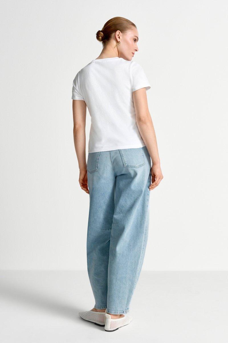 T-Shirt mit Blumenstickerei-Rich & Royal