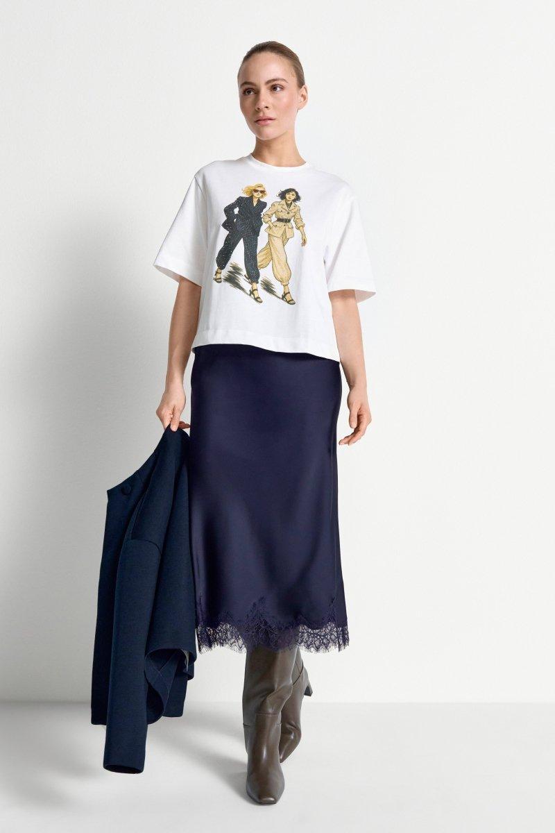 T-Shirt mit Print-Rich & Royal