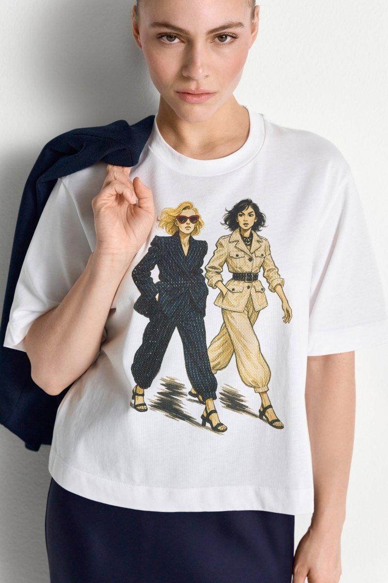 T-Shirt mit Print-Rich & Royal