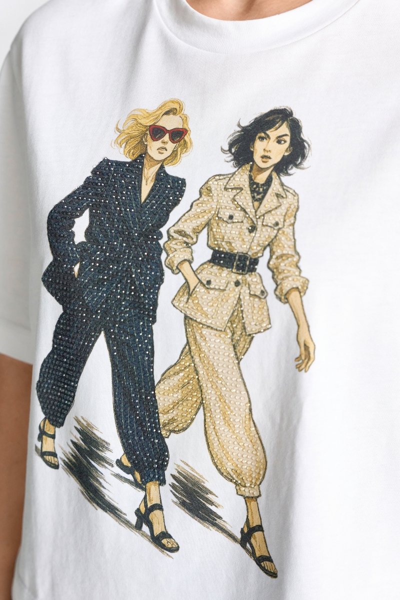 T-Shirt mit Print-Rich & Royal