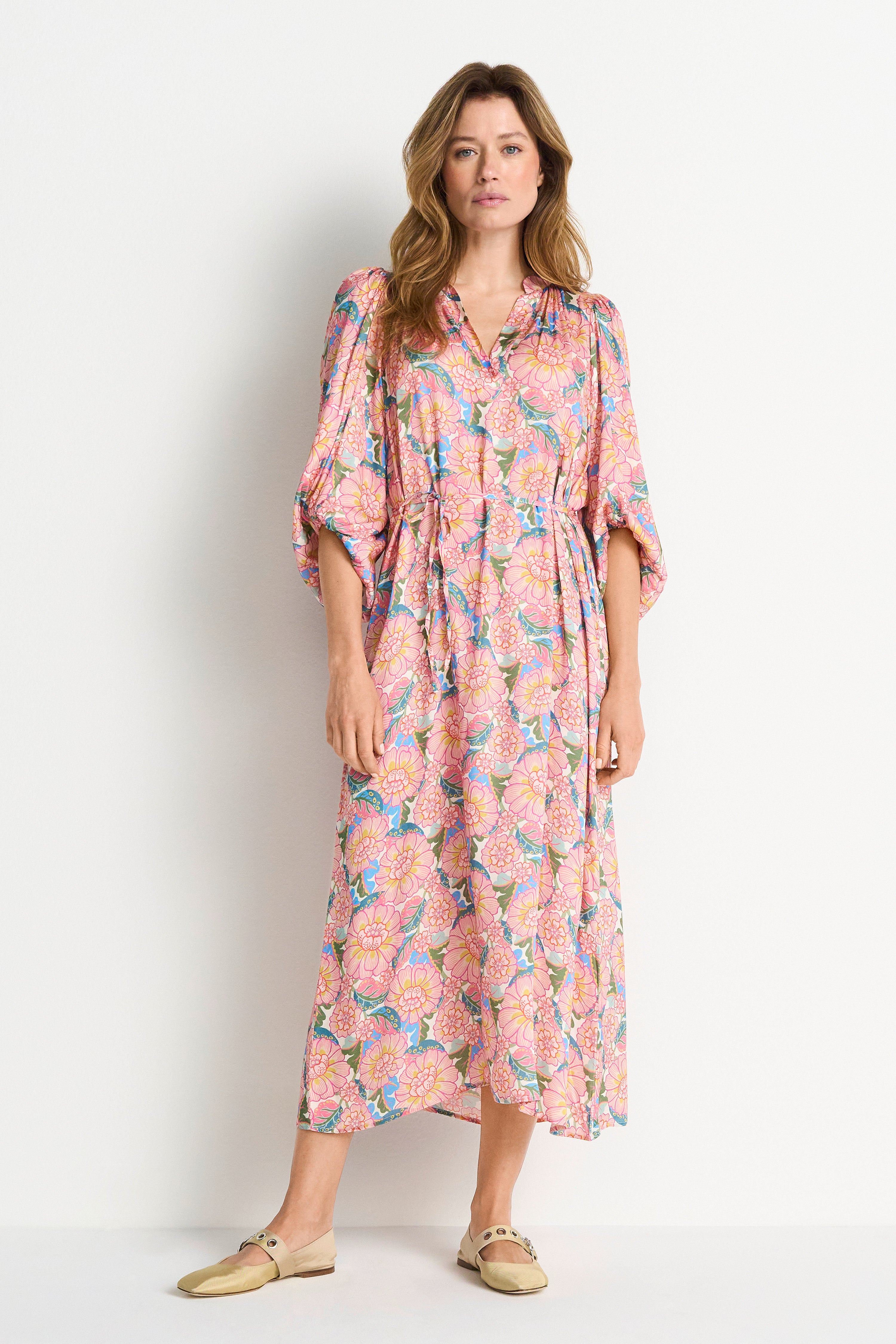 Kleid mit Blumenprint - Made with Liberty Fabric-Rich & Royal