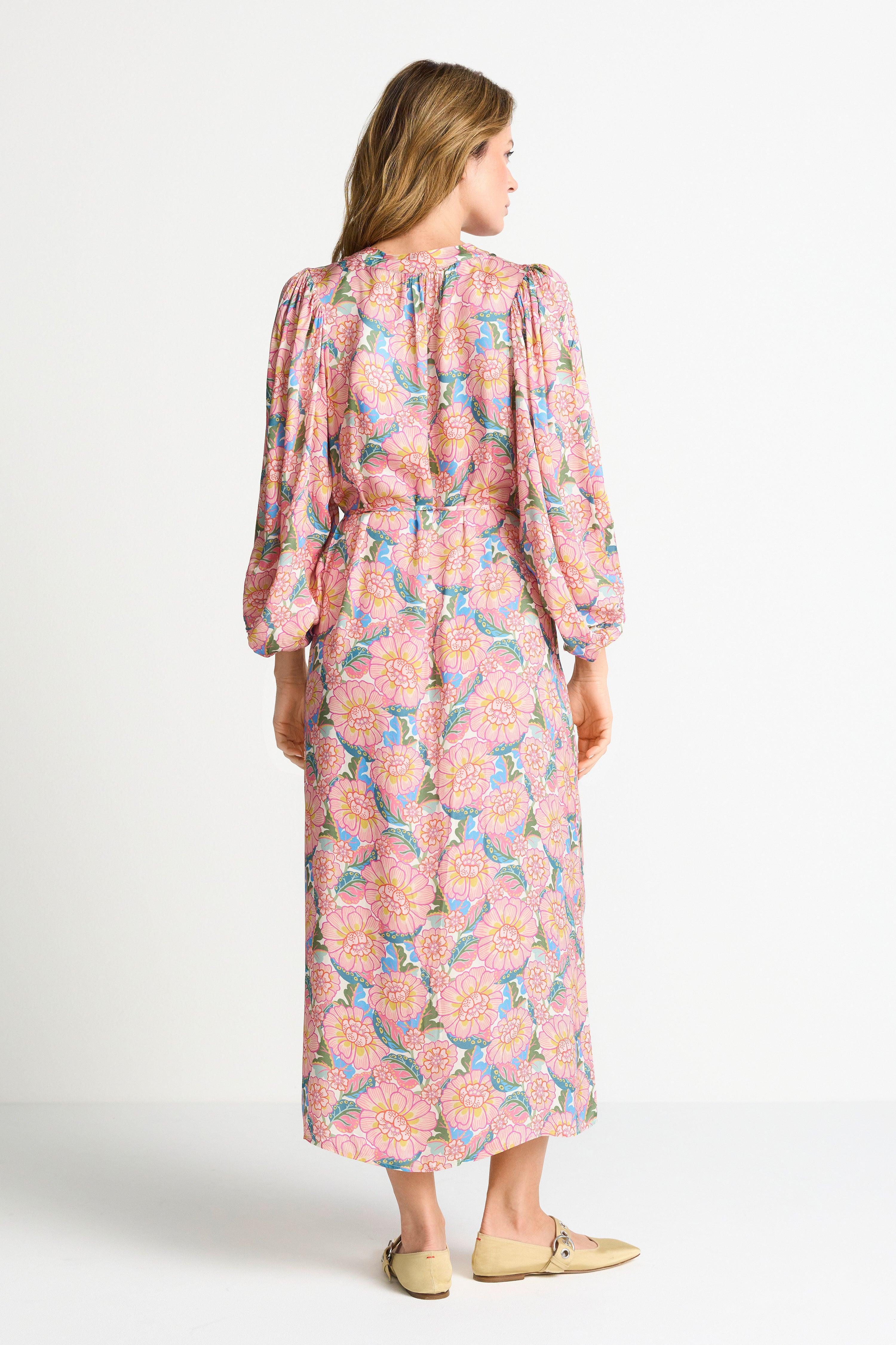 Kleid mit Blumenprint - Made with Liberty Fabric-Rich & Royal