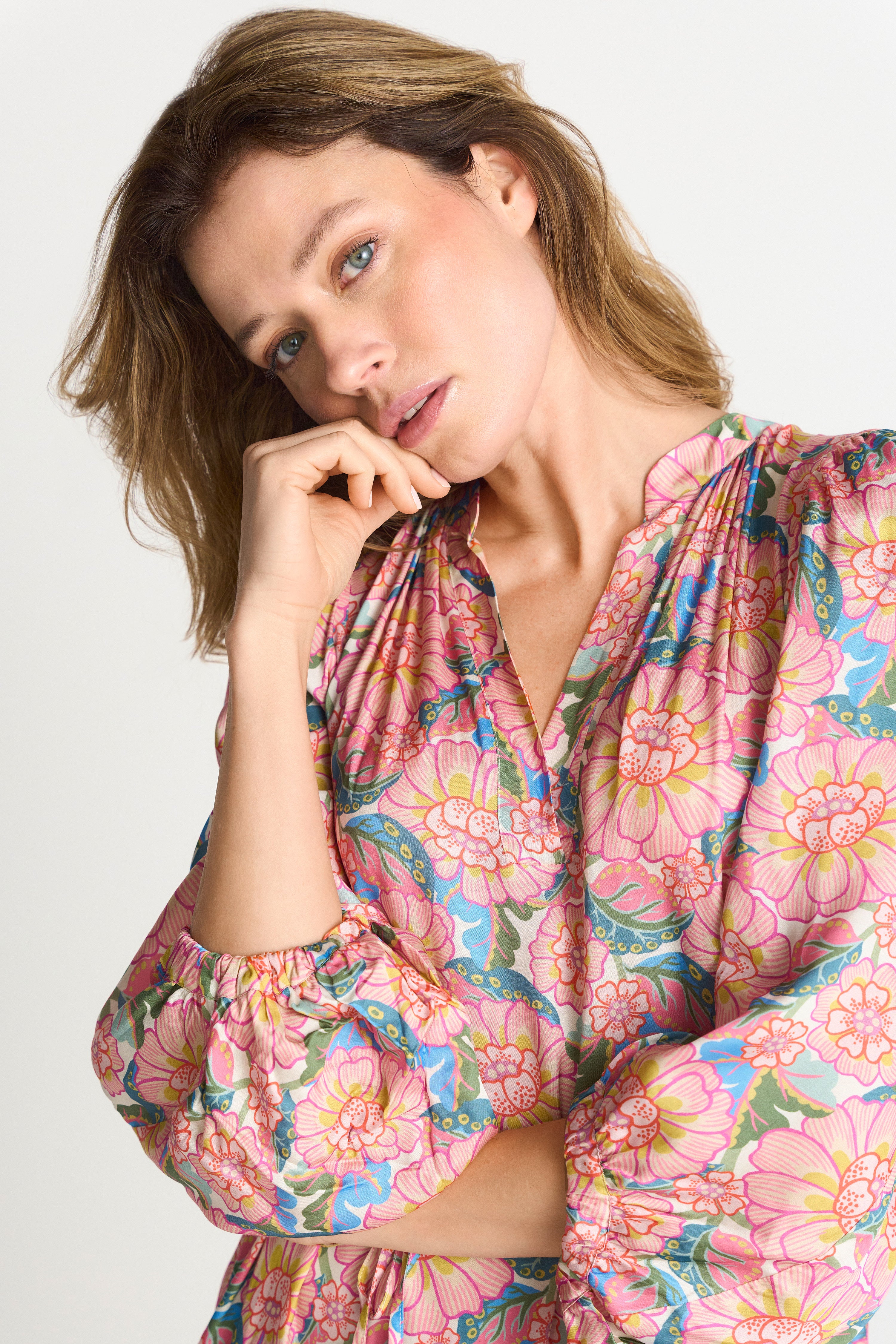 Kleid mit Blumenprint - Made with Liberty Fabric-Rich & Royal