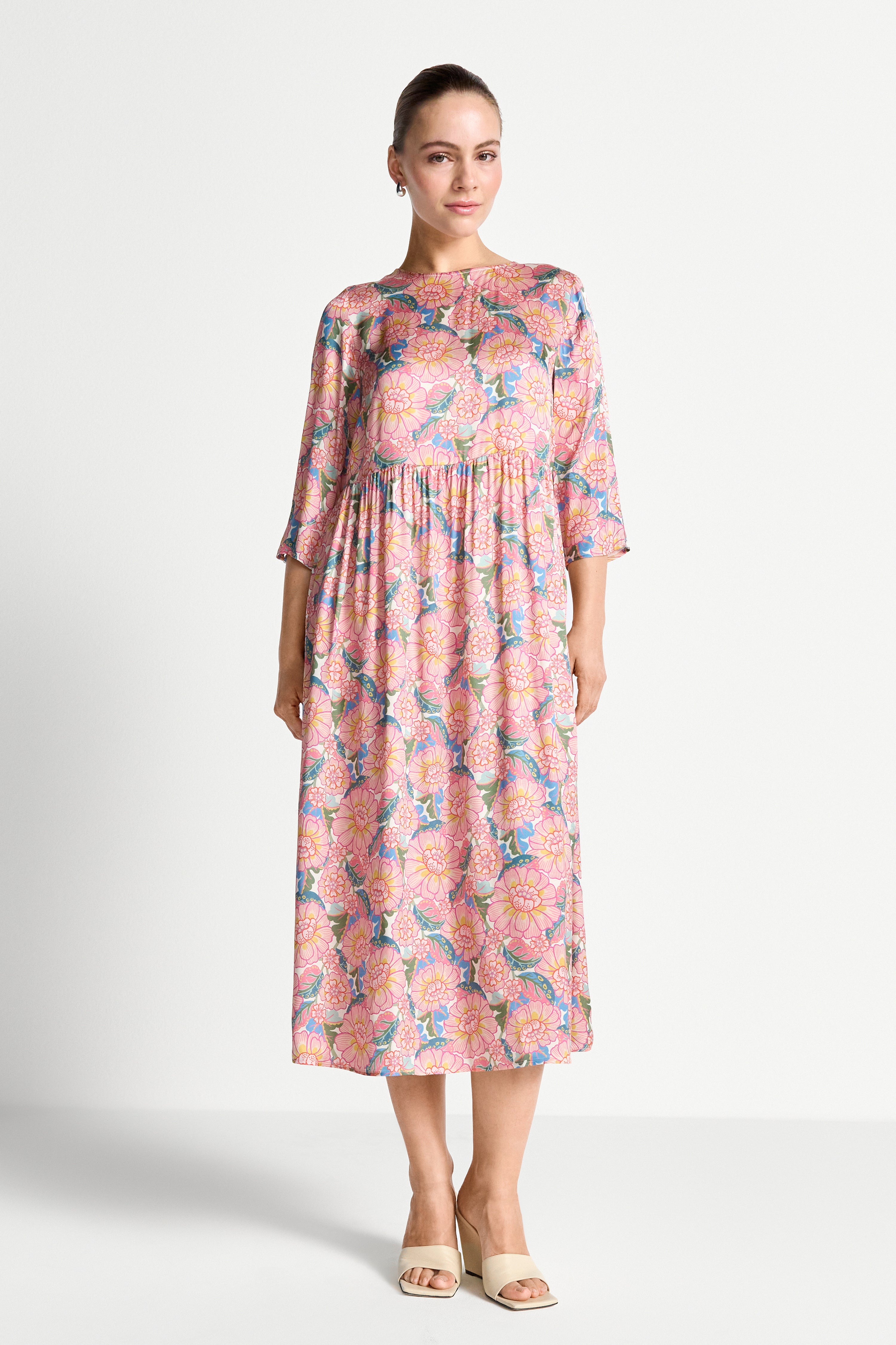 Kleid mit Blumenprint - Made with Liberty Fabric-Rich & Royal