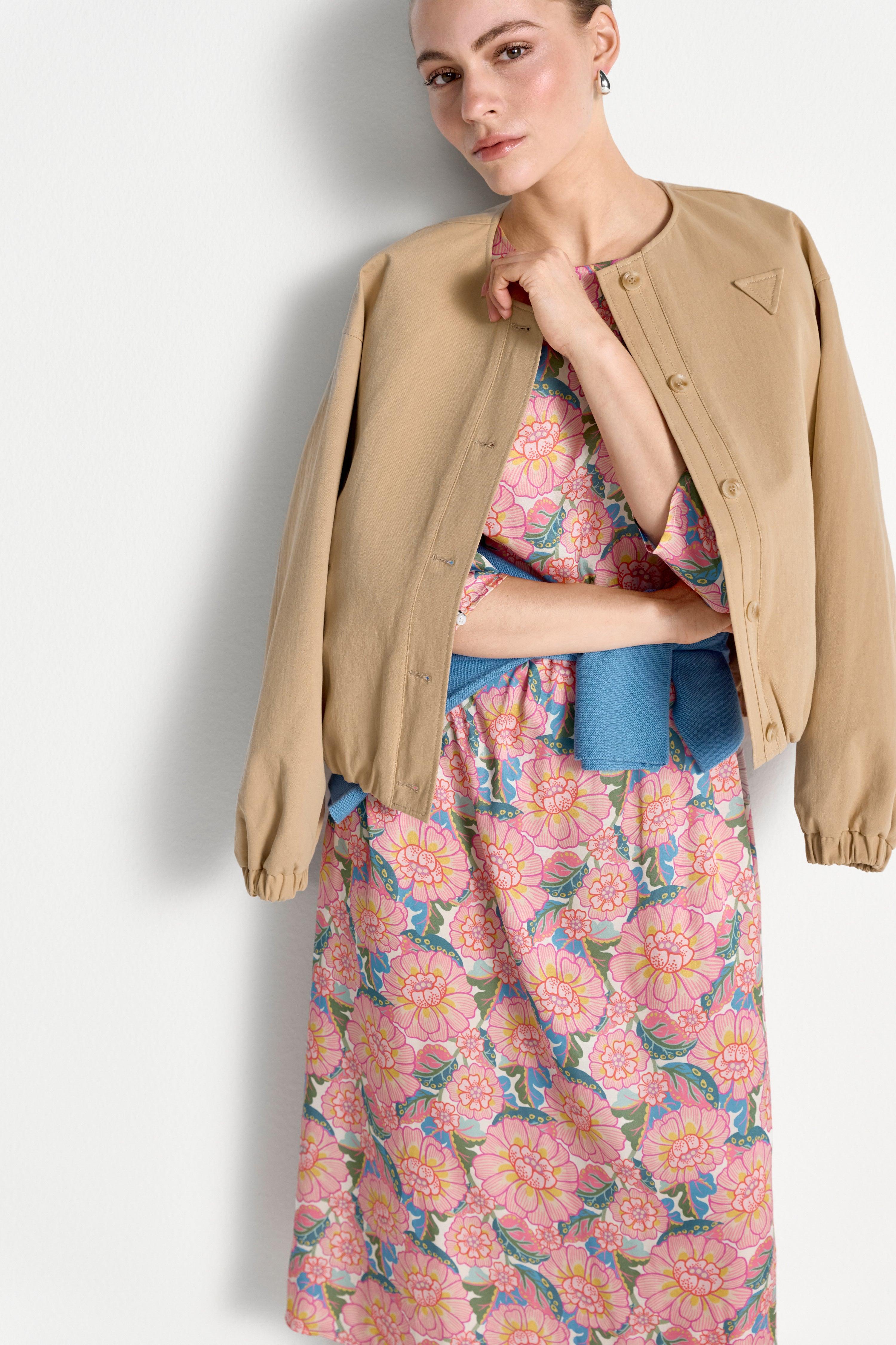 Kleid mit Blumenprint - Made with Liberty Fabric-Rich & Royal