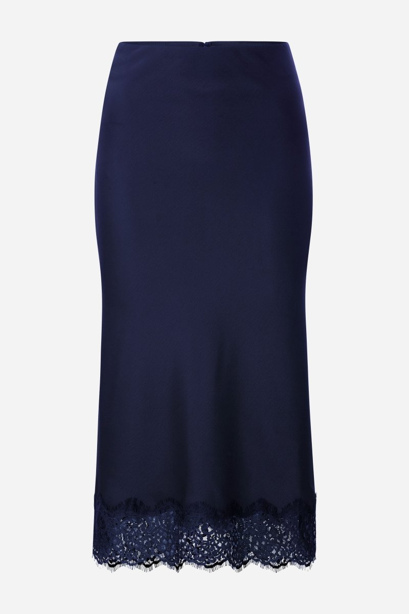 Satinrock mit Spitze-Rich & Royal