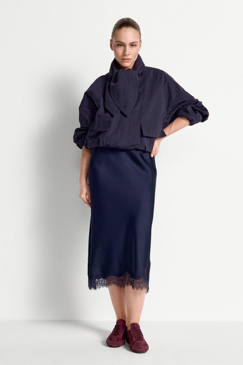 Satinrock mit Spitze-Rich & Royal