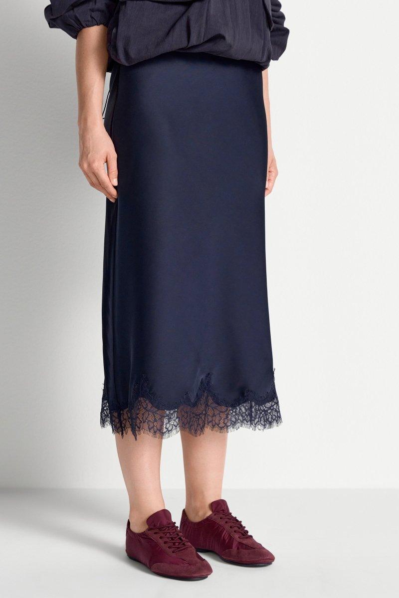 Satinrock mit Spitze-Rich & Royal