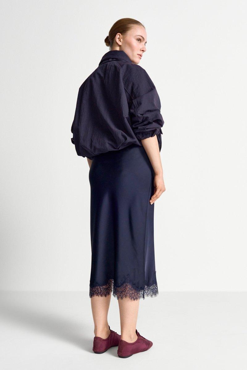 Satinrock mit Spitze-Rich & Royal