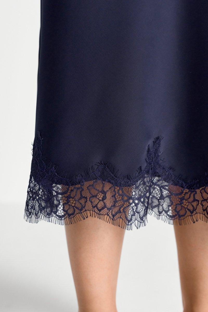 Satinrock mit Spitze-Rich & Royal