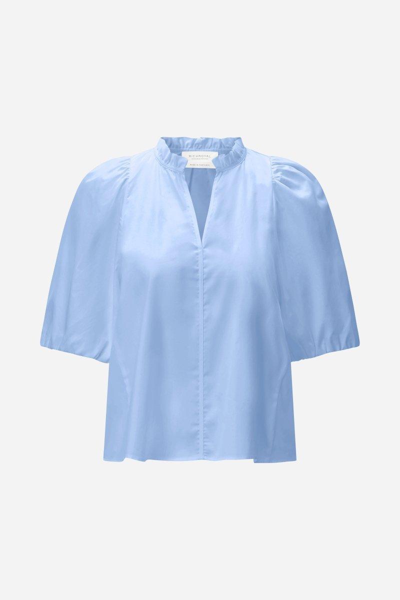 Bluse mit Rüschenkragen-Rich & Royal