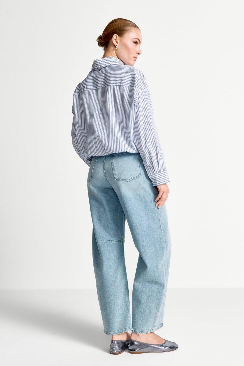 Hemdbluse mit Nadelstreifen-Rich & Royal