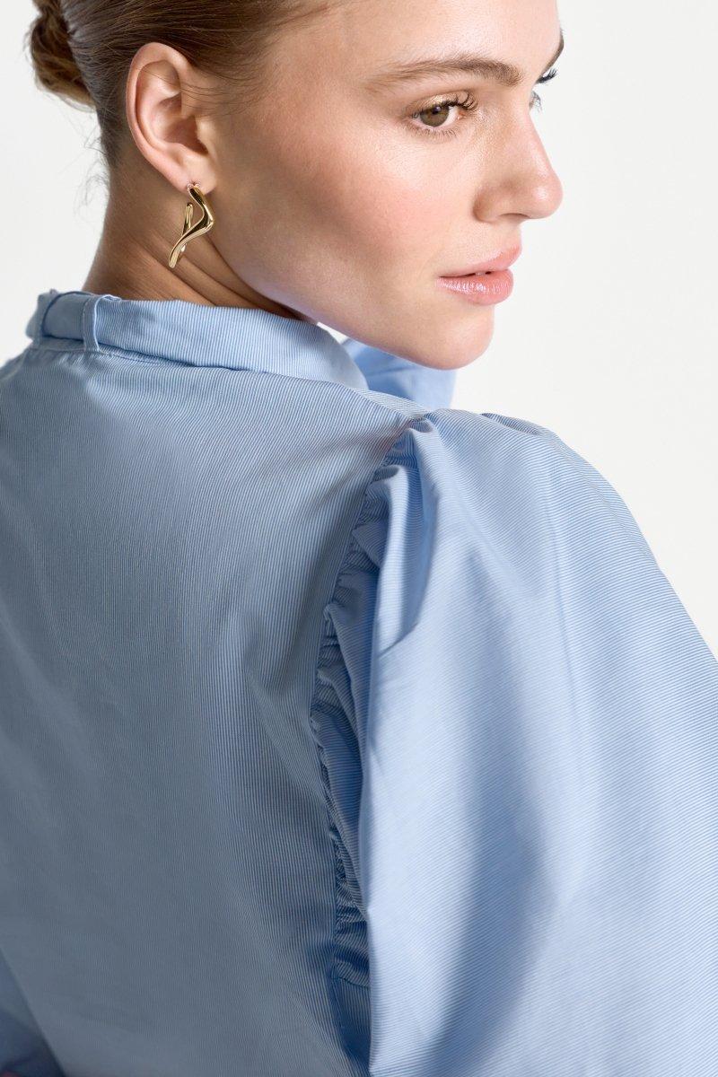 Bluse mit Schleifenkragen-Rich & Royal