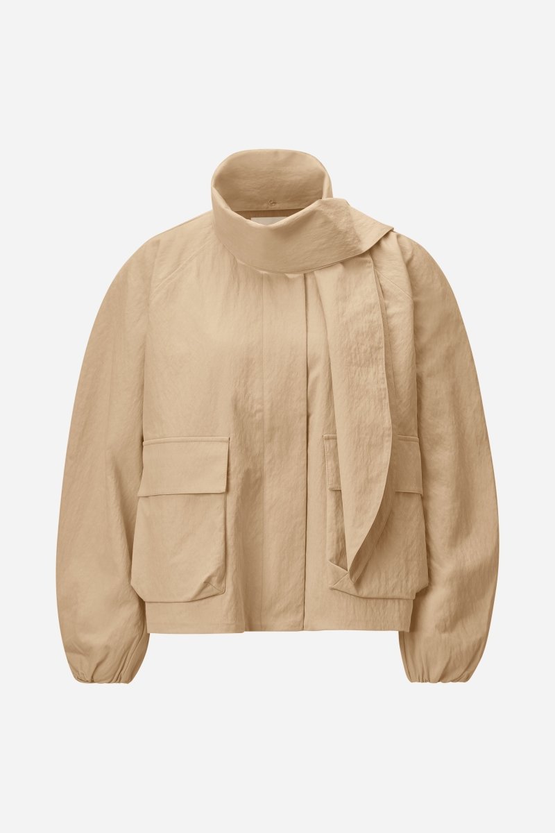 Blousonjacke mit Bindekragen-Rich & Royal