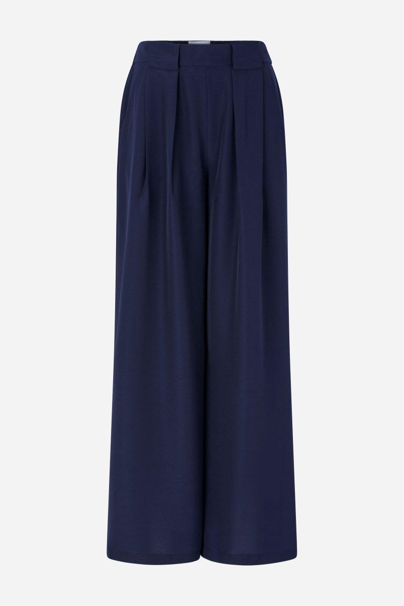 Marine Wide-Leg-Hose-Rich & Royal