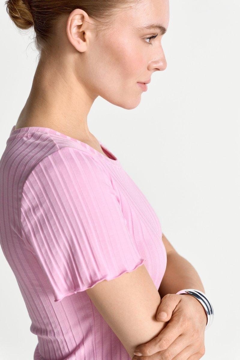 Figurbetontes Rippshirt-Rich & Royal