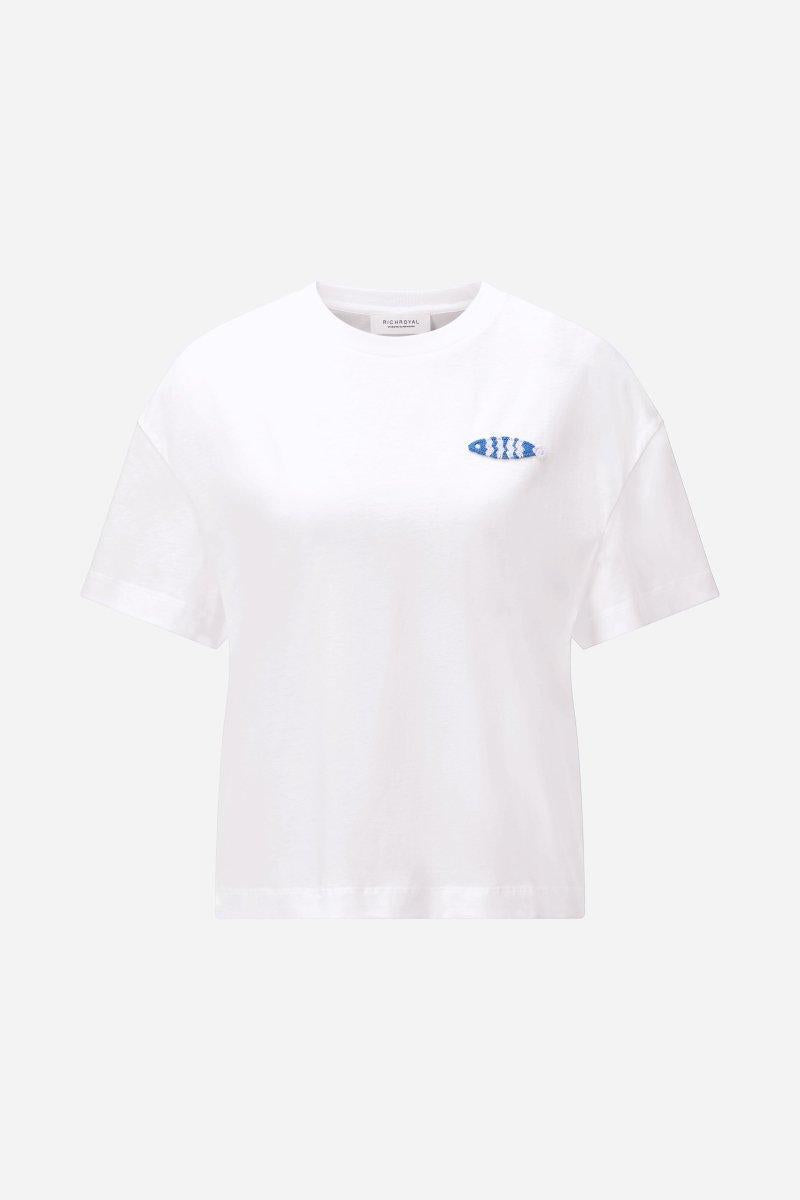T-Shirt mit Stickerei-Rich & Royal
