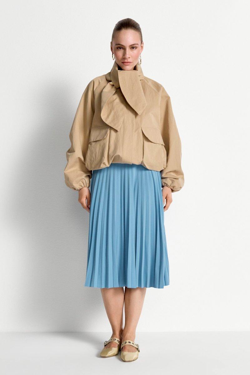 Plisseerock mit elastischem Bund-Rich & Royal