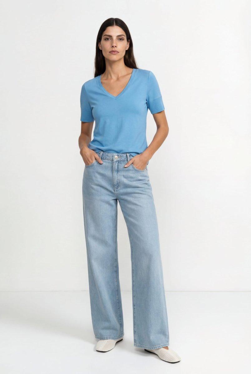 T-Shirt mit Lyocell-Rich & Royal