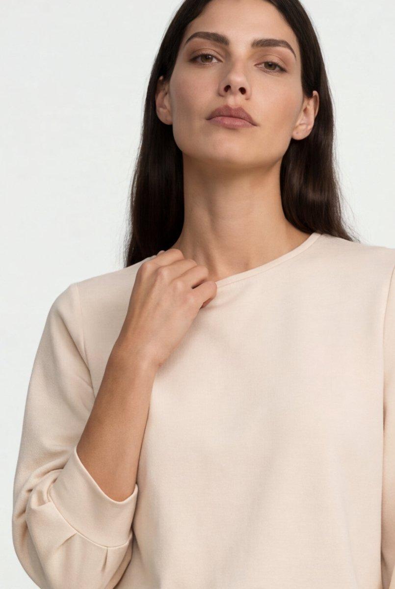 Jersey-Sweatshirt mit Puffärmeln-Rich & Royal