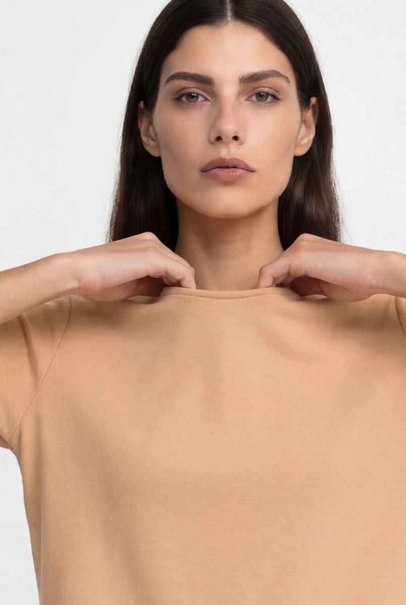 Jersey-Sweatshirt mit Puffärmeln-Rich & Royal