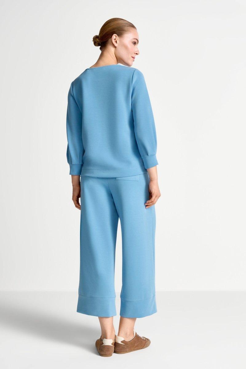 Jersey-Sweatshirt mit Puffärmeln-Rich & Royal